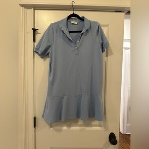 Entro Light Blue Button Down Shirt Dress